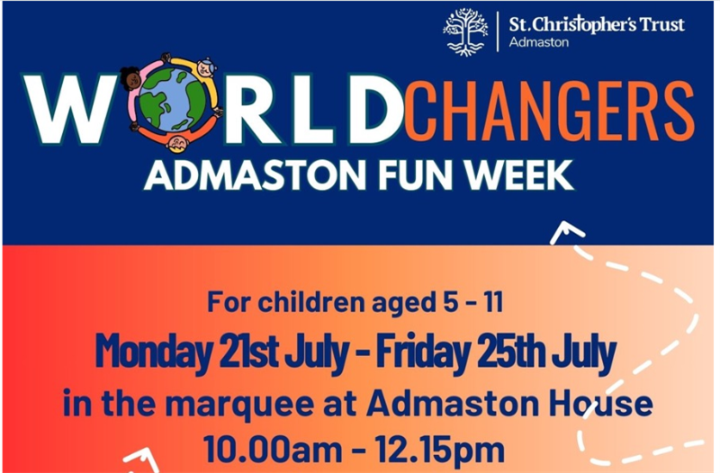 World changers Admaston House