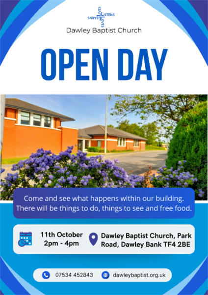 DBC Event flyer - Open Day (Po