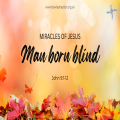 Man born blind